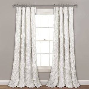 Lush Decor White Pintuck Drapery Panel (One)